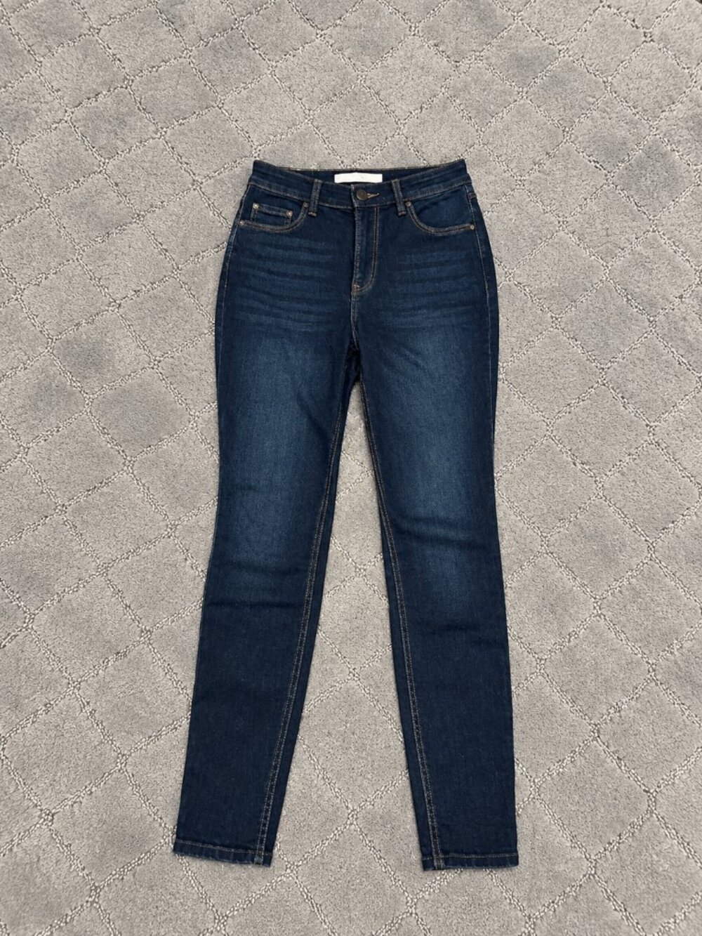 Hollister Curvy High Rise Super Skinny Jeans Dark Wash W24 00S